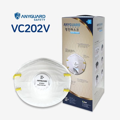애니가드 VC202V 대용량 200매 1BOX 산업용 방진마스크